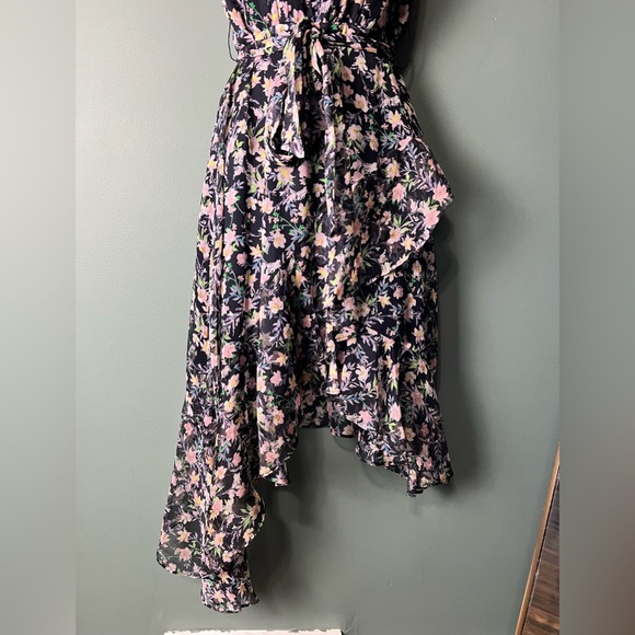 High neck floral dress - Picture 3 of 5